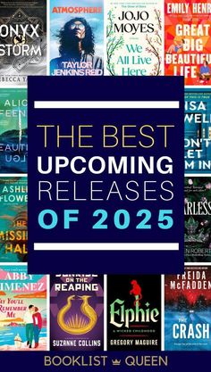 the best upcoming releases of 2055, including books by various authors and their characters