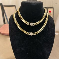 Monaco Necklace Gold Plated 16 And 18inches Expensive Gold Necklace, Gold Necklace Chunky, Cash Indian, Betty Boop Jewelry, Gold Chain Women, Money Images Cash Indian, Real Gold Chains, Money Images, Expensive Jewelry Luxury