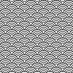 an abstract black and white pattern