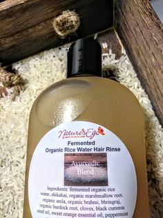 Rice Water Hair Rinse, Fermented Rice Water Hair, Acv Rinse, Fermented Rice Water, Black Cumin Seed Oil, Black Cumin Seed, Fermented Rice, Hair Overnight, Water Hair