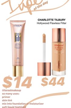 Skin Tint Products, Best Liquid Highlighter, Best Skin Tint, Charlotte Tilbury Hollywood Flawless Filter, Charlotte Tilbury Hollywood Flawless, Hollywood Flawless Filter, Makeup Drugstore, Flawless Filter, Natural Makeup Look