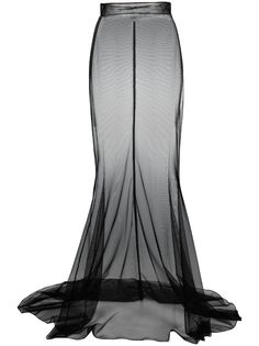 Saint Laurent sheer-panel high-waisted Skirt - Farfetch Tulle Net Skirt, Sheer Wrap Skirt, Long Sheer Skirt, Sheer Black Skirt, Black Sheer Skirt, Black Sheer Fabric, Black Long Skirt, High Waisted Black Skirt, Net Skirt