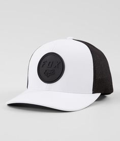 Fox Master Link 110 Flexfit Tech Trucker Hat - Black/White , Men's White Rubber patch snapback hat One size fits most. 98% Polyester, 2% Elastane. Spot clean only. Apparel & Accessories > Clothing Accessories > Hats Snap Back, Trucker Snapback Hat For Sports, Trendy 5-panel Snapback Hat For Sports, Sports Snapback Trucker Hat, Trukfit Snapback Hats, Functional Six-panel Trucker Hat For Sports, Snapback Hats Men, Hurley Hats, Fox Racing Clothing