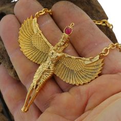 Goddess Isis,goddess jewelry,carved isis, handmade,egyptian jewelry isis goddess jewelry mothers day jewel diamond isis jewelry Egyptian Inspired Jewelry, Egypt Jewelry, Ancient Egyptian Jewelry, Pomegranate Jewelry, Angel Wings Jewelry, Goth Garden, Goddess Pendant, Wing Jewelry, Temple Jewelry