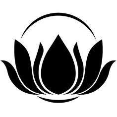 a black and white image of a lotus flower