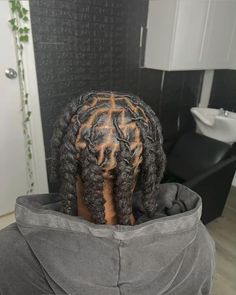 Short Men Loc Styles, Braid Back Loc Styles, Locs Mohawk Styles, Dread Cornrows, Dread Plats Men, Loc Plaits, Dread Barrel Styles Men, Wick Dreadlocks