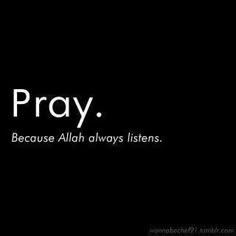 the word pray is written in white on a black background