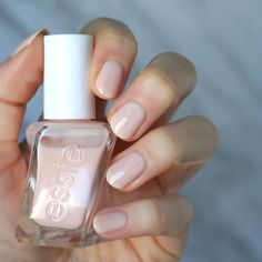 Comparison Pale Pink Gel Coutures : Fairy Tailor, Lace Me Up, Wearing Hue, Matter of Fiction, Radiant Cut, Blush-Worthy & Inside Scoop | Essie Envy | Bloglovin’ Essie Gel Couture Colors, Essie Swatches, Neutral Nail