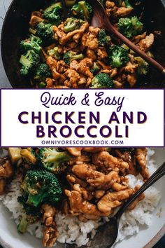 This Quick and Easy Chicken and Broccoli recipe is better than takeout. This chicken and broccoli recipe only requires one protein, one vegetable, and one sauce. The cooking doesn’t require a wok and the process is very simple. Makes the perfect weeknight dinner that the entire family will love. Broccoli Dinner Recipes, Chicken And Broccoli Chinese, Chicken And Broccoli Recipes, Easy Chicken And Broccoli, Chicken And Broccoli Stir Fry, Cooking Chinese Food, Chinese Stir Fry