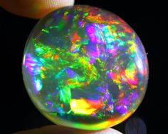 62.90Ct Amazing TOP RAINBOW Ethiopian Welo Fully Polish Opal~  RRP$9000 Dandelion Paperweight, Rocks And Fossils, Giant Paper Flowers, Beautiful Rocks, Diy Resin Crafts, Mineral Stone, Minerals And Gemstones, Glass Marbles, Rocks And Gems