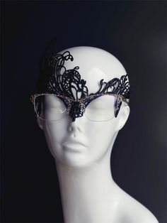 The perfect fusion of elegance and sophistication, this mask not only enhances your mystique but also allows you to wear your glasses at the same time! Our eyeglasses masquerade mask boasts a unique and enchanting design that effortlessly complements any outfit. From masquerade balls and parties to galas and other special events, our mask will put you in the spotlight and leave a lasting impression. Age Group/Gender - Adult/Unisex Size/Type - One size fits all adults Mask Color - Black Mask Mate Masquerade Mask Black, Masquerade Mask Women, Womens Eyeglasses, Lace Mask, Masks Masquerade, Black Mask, Masquerade Mask, Masquerade Ball, In The Spotlight