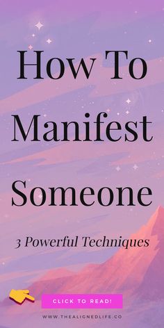 Want to manifest someone? It's easier than you think! Find out more about manifesting a specific person for a conversation, text & more with these 3 secret manifesting techniques | thealignedlife.co | how to manifest, law of attraction, relationship | #thealignedlife #manifestation #manifestsomeone Manifest Someone, Spiritual Manifestation, Wealth Affirmations, Money Affirmations, Manifestation Affirmations, Manifestation Quotes