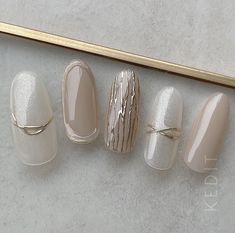 Artist Nails, Elegant Touch Nails, Painting Nails, Girls Nail Designs, Art Deco Nails, Beauty Nails Design, Korean Nails, Nail Box