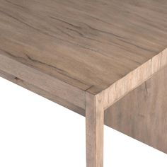 a close up of a wooden table with no one on it's legs or feet