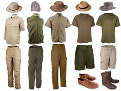 Safari Outfit For Men, Jungle Theme Outfit, Jumanji Theme, Mens Outdoor Style, Jumanji 2, Africa Safari Clothes, Safari Clothing, Jungle Outfit, Capsule Wardrobe Men