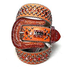 Bb Simon Belts, Pelle Pelle Jackets, Orange Belt, Bling Belts, Cowboy Belt, Crystal Belt, Dope Outfits For Guys, Year Of Dates, 8 Ball