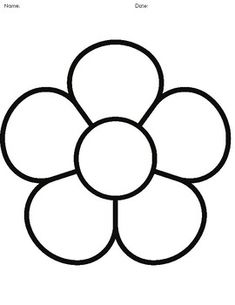 an image of a flower that is in the shape of a flower with four petals