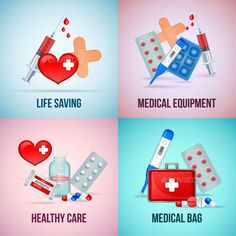 First Aid Realistic Concept #AD #Aid, #sponsored, #Realistic, #Concept Heart Medical, Medical Health Care, Health Heart, Emergency Equipment, Medical Emergency, Medical Icon, World Health Day