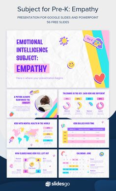 an info sheet with the words emotion, science and empathty written on it