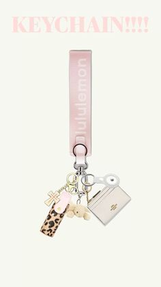 #keychain #preppy #coquette #viralpost #jesuslovesu #christianity Key Chains Lululemon, Car Keychain Aesthetic Ideas, Aritzia Keychain, Lulu Keychain Aesthetic, Cute Keys Aesthetic, Lululemon Keychain Ideas, Pink Lululemon Keychain, Lulu Keychain, Key Chains Aesthetic