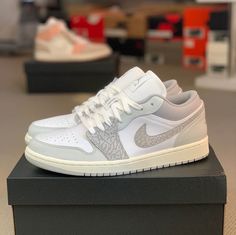 ㅤ Grey Elephant, Jordan 1 Low, Shopping Items, Jordan 1, Elephant, Grey