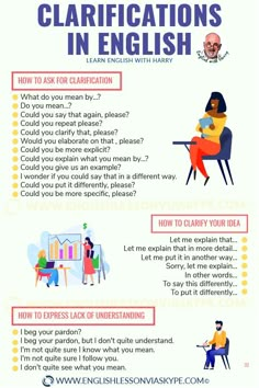 a poster with instructions on how to learn english