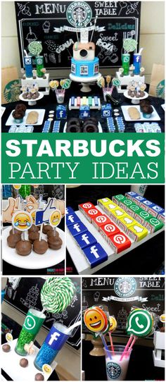 starbuck's party ideas for kids and adults are perfect to throw at the birthday party