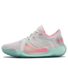 Anatomix Spawn 2 'White Pink' White/Pink/Light Blue 3022626-104 Zapatillas Nike Basketball, Bb Shoes, Nike Volleyball Shoes, Pink Basketball Shoes, Volleyball Sneakers, Best Volleyball Shoes, Pink Basketball, Blue Basketball Shoes, Best Basketball Shoes