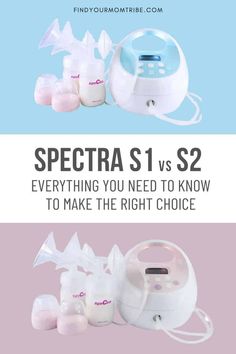 two different types of baby products with the words spectura s1 vs s2 everything you need to know to make the right choice