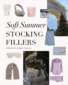 Soft Summer stocking fillers for the color analysis cool toned season Soft Summer Makeup, Soft Summer Palette, Summer Palette