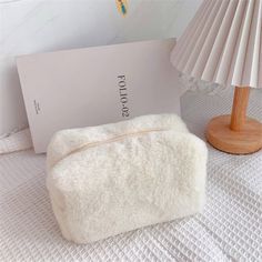 What a fun way to keep your makeup organized! Available in different colors.Material: Cotton. Travel Cosmetic Bag Organizers, Make Up Case, Cosmetic Bag Organization, Makeup Storage Bag, Faux Fur Material, Makeup Bag Organization, Box Patterns, Bag Organizer