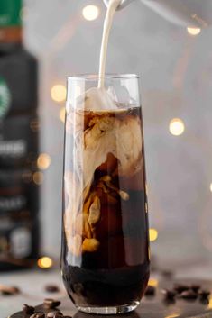 This easy to make Starbucks vanilla sweet cream cold brew is the perfect homemade drink to save money and avoid the long drivethrough lines. Starbucks Vanilla Sweet Cream, Starbucks Sweet Cream, Homemade Creamer, Vanilla Sweet Cream Cold Brew, Sweet Cream Cold Brew, Vanilla Sweet Cream, Lifestyle Of A Foodie, Cream Cold Brew, Starbucks Vanilla