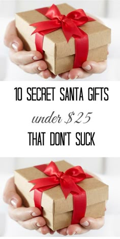 10 Secret Santa Gifts Under $25 That Don't Suck 10 Secret Santa Gifts, Secret Santa Christmas Gifts, Candy Trees, Secret Santa Ideas