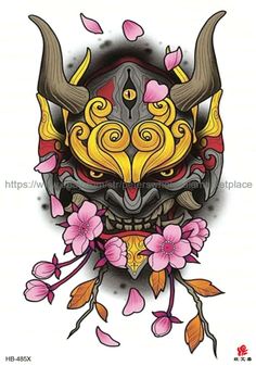 skin art tattoo design Japanese Hannya masks flower big 8.25" tempoary For all our Temporary Tattoos Single Sheet, if you make one consolidated payment for all orders, we will combine the items into one shipment, and our flat shipping and handling rate per shipment will apply. Japanese Hannya masks flower big 8.25" tempoary tattoo Large, sexy and decorative body art sticker temporary tattoo for arm and body. Approximate sheet Size: 8.25 inches X 5.75 inches (21cm X 15cm) Package Includes: Tattoo Design Japanese, Japanese Hannya Mask, Tattoo Large, Art Tattoo Design, Kunst Tattoos, Dragon Face, Gold Dragon, Temporary Tattoo Stickers, Fake Tattoos