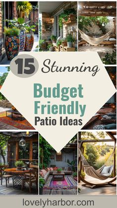 15 Gorgeous Budget-Friendly Back Patio Ideas Summer Patio Decor Ideas, Tiny Outdoor Space, Summer Patio Decor, Tiny Patio, Garden Patio Ideas, Summer Outdoor Decor, Back Patio Ideas, Patio Decorations