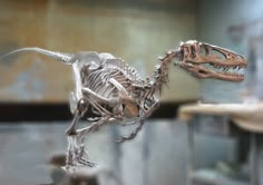 a model of a t - rex standing on its hind legs