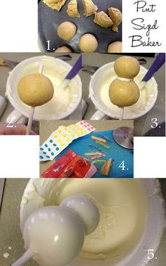 how to make peanut butter balls in a bowl