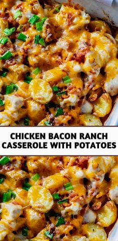 chicken bacon ranch casserole with potatoes