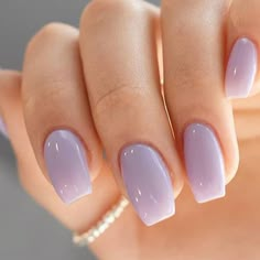 Light Purple Nails, Milky Nails, Lavender Nails, Short Coffin Nails, Glamour Nails, Simple Acrylic Nails, Acrylic Nails Coffin Short