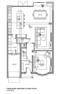 the floor plan for a two bedroom apartment with an attached kitchen and living room area