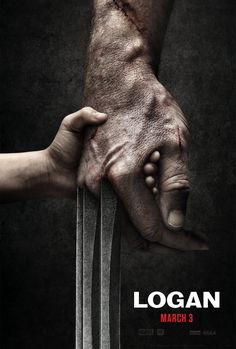 two hands holding each other in front of a movie poster