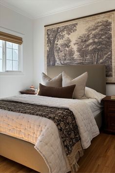 Oversized Out of the Woods Tapestry curated on LTK Flat Inspiration, 2024 Bedroom, Guest Bedroom Design, Tapestry Bedroom, Master Room, Out Of The Woods, Bedroom Idea, Spare Bedroom, Master Bedrooms Decor