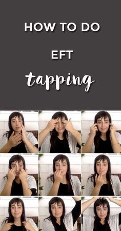 amazing technique that can help with everything from headaches, knee pain, anxiety, fear, ______ insert your problem here. Tapping Points, Tapping Technique, Emotional Freedom Technique (eft), Emotional Freedom Technique, Eft Tapping, Emotional Freedom, Alternative Healing, Alternative Health, Pressure Points