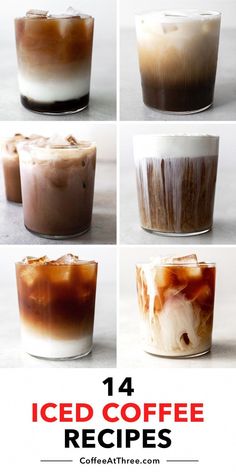 Flavorful, smooth, and completely delicious, be your own barista at home with these refreshing, caffeinated ice coffee recipes. Iced Coffee Drinks At Home, Mocha Drink Recipe, Ice Coffee Recipes, Keurig Iced Coffee, Vanilla Sweet Cream Cold Brew, Vietnamese Iced Coffee Recipe, Spiked Coffee, Sweet Cream Cold Brew, Summer Coffee Drinks