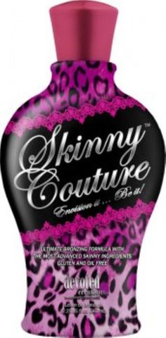 SKINNY COUTURE BRONZER GLUTEN & OIL FREE TANNING BED LOTION BY DEVOTED CREATIONS Indoor Tanning Lotion, Outdoor Tanning, Tanning Bed Lotion, Sunkissed Skin, Indoor Tanning, Lotion Bottle, Tanning Lotion, Spray Tanning, Body Skin Care