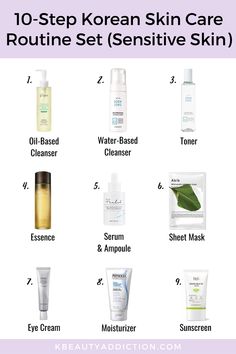 Skincare Steps Korean, Double Cleansing For Dry Skin, Sensitive Skin Care Routine Korean, Korean Skin Care For Sensitive Skin, Korean Skincare Routine For Sensitive Skin, Best Korean Skin Care Products For Oily Skin, Korean Sensitive Skin Care, Korean Skincare Routine Sensitive Skin, Korean Skincare Dry Sensitive Skin