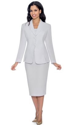 Giovanna 0826 2 piece Skirt Suit Colors: Black, White Sizes: 8, 10, 12, 14, 14W, 16, 16W, 18, 18W, 20W, 22W, 24W, 26W Women's Dress Suits Classy, Skirt Suits For Women Classy, Suits For Women Classy, Skirt Suits For Women, Usher Suits, Hobble Skirt, Peplum Designs, Womens Suit, Womens Skirt Suits