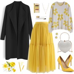 Classy Style Outfits, Stylish Business Outfits, Dressy Hats, Elegant Style Women, Yellow Outfit, Curvy Women Outfits, Book Of Mormon, Chic Dresses, Church Outfits