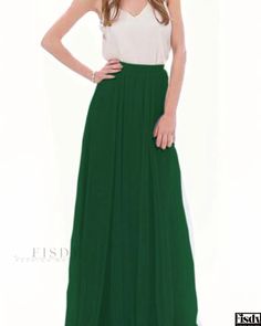 Fisdy - Exquisita falda de gasa de línea A: Hasta la rodilla, entallada, ideal para fiestas de graduación, bodas y ocasiones formales. Polyester Skirt, Skirt Skirt, Chiffon Skirt, Prom Wedding, Color Fabric, Olivia Mark, Formal Occasion, Formal Event, A Line Skirts