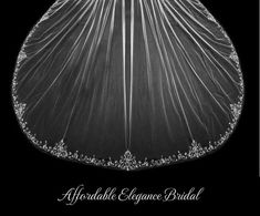 120 Beaded Wedding Veils, Veil Length, Cathedral Wedding Veils, Beautiful Veil, Wedding Veil Accessories, Cathedral Wedding, Metal Comb